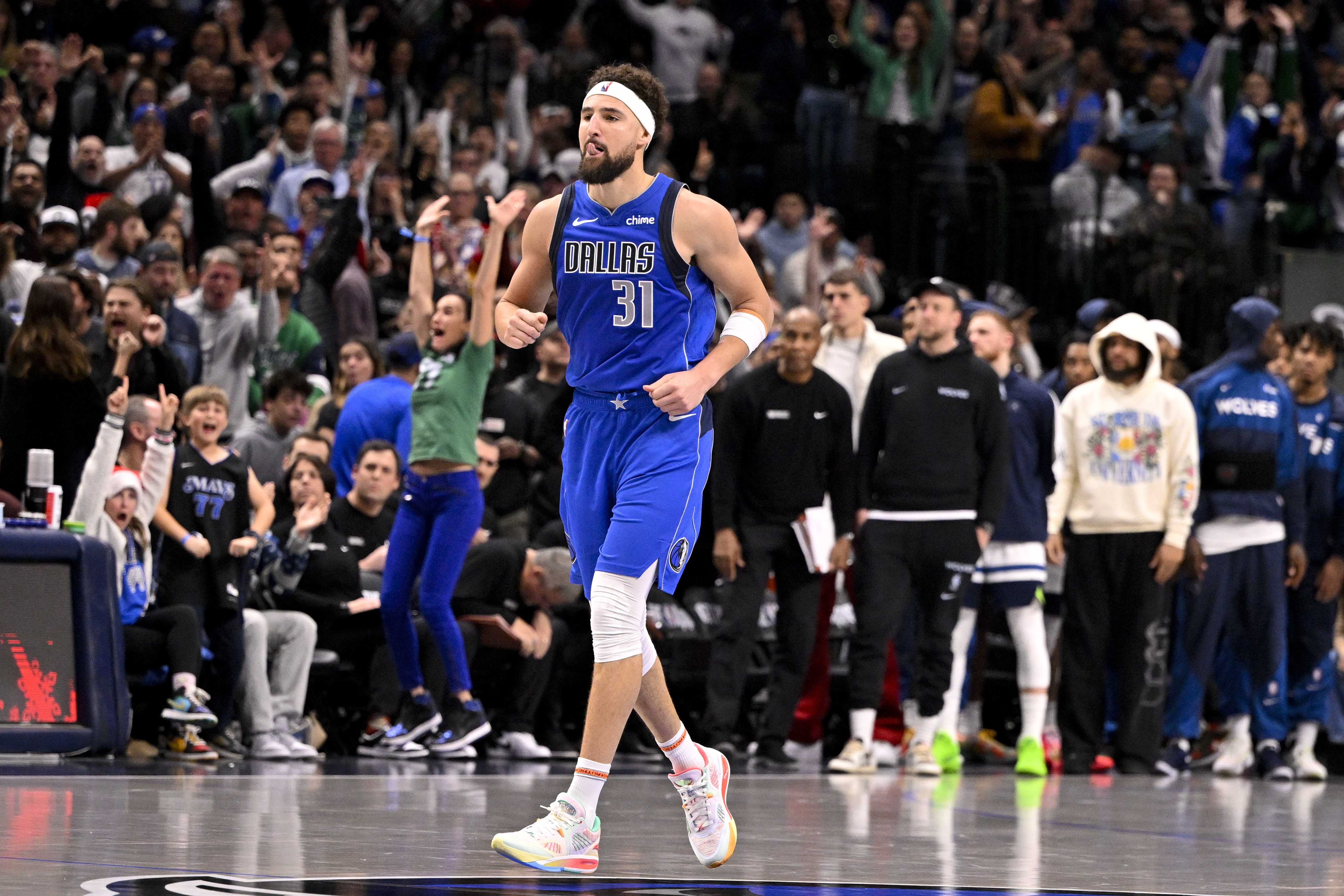 下場主場迎戰(zhàn)火箭 克萊:不知道現(xiàn)場會發(fā)生什么 我們只需爭勝