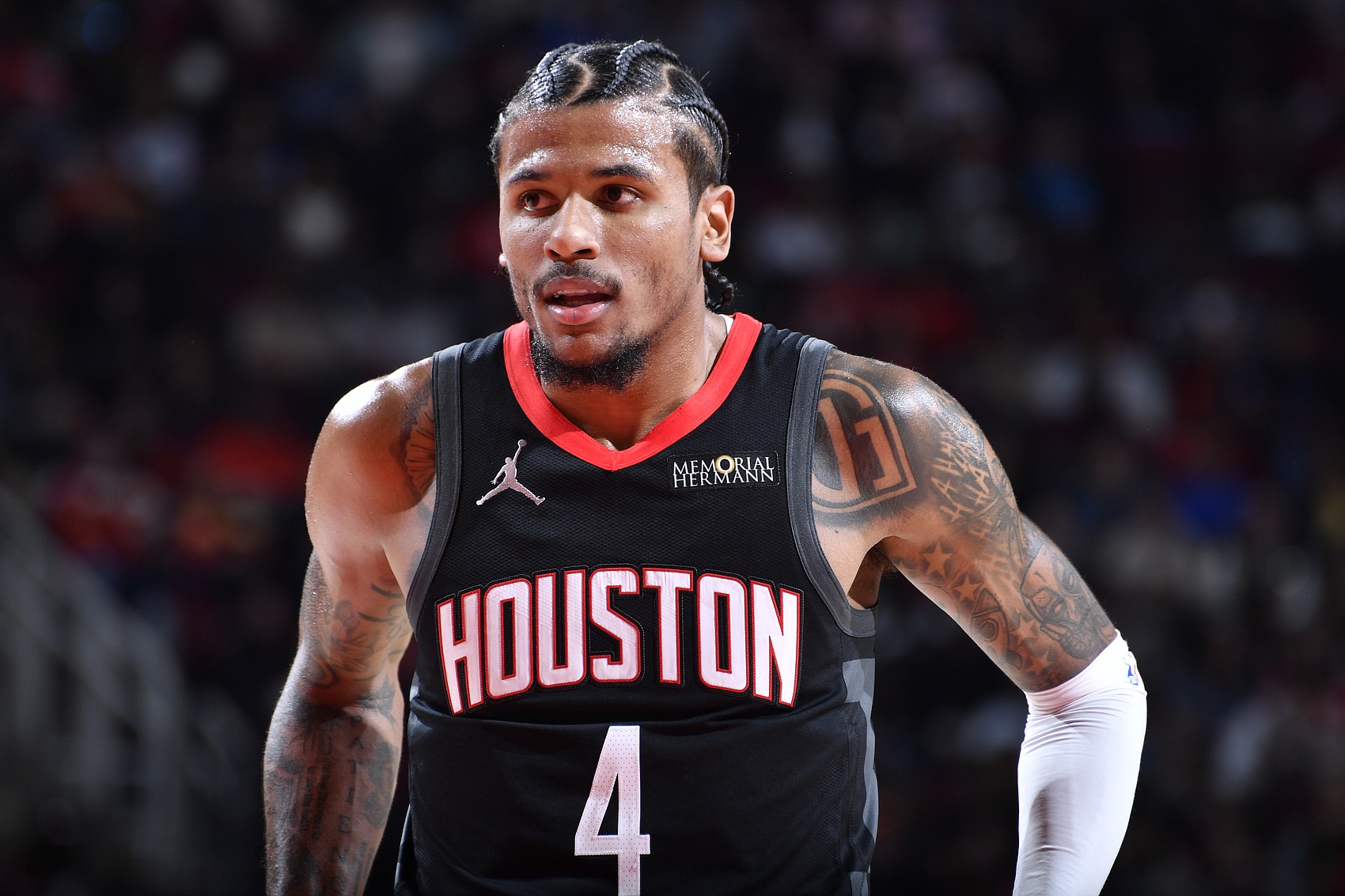 杰倫-格林:籃網(wǎng)沒(méi)使出什么厲害的招數(shù) 就是我們自己沒(méi)打好